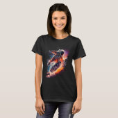 T-shirt Spacesurfer spatial astronaute spatiale astronaute (Devant entier)