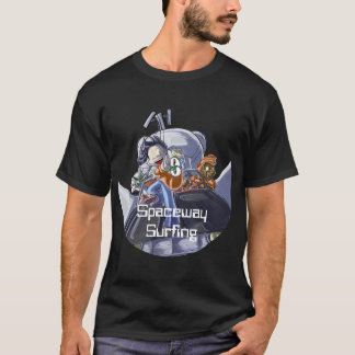 T-shirt Spaceway surfant