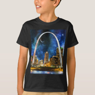 T-shirt Spacey St. Louis Skyline