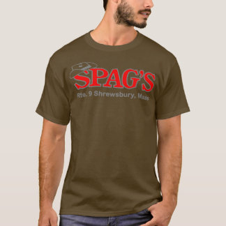 T-shirt SPAG Rte 9 Shrewsbury Massachusetts Nostalgie Vi