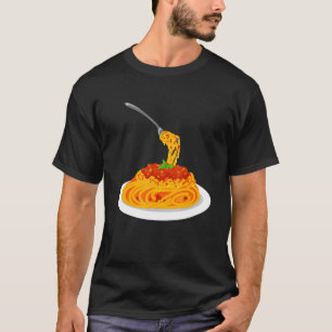 T-shirt Spaghetti Bologne Arrabiata Plats de pâtes Italie 