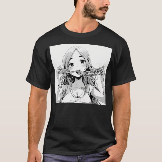 T-shirt Spaghetti Manga (Devant)