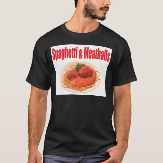 T-shirt Spaghetti & Meatballs (Devant)