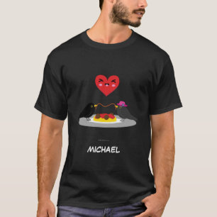 T-shirt Spaghetti Meatballs Date romantique   Ajouter Votr