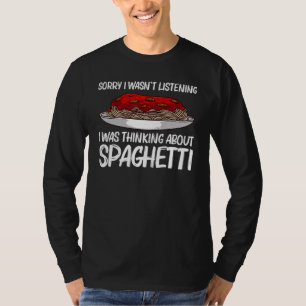 T-shirt Spaghetti pour hommes femmes pâtes italiennes boul