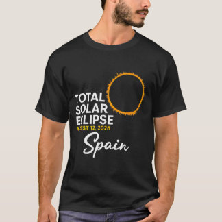 T-shirt Spain Eclipse Solar Event 12 August 2026 Total