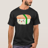 T-shirt Spam Musubi Food Instruction Diagramme japonais Ha (Devant)