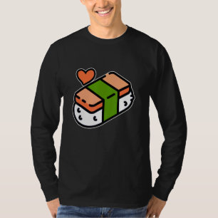 T-shirt Spam Musubi Food Instruction Diagramme japonais Ha