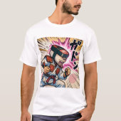 T-shirt Spam-Musubi Samurai (Devant)