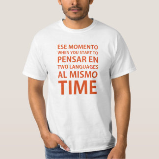 T-shirt Spanglish (ed. bon marché)