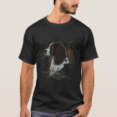 T-shirt Spaniel Hunter Sur Anglais Springer Spaniel (Devant)