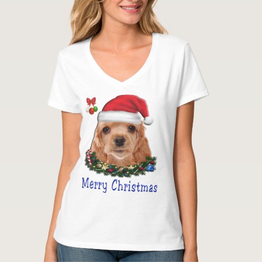 T-shirt Spaniels Cocker (Devant)