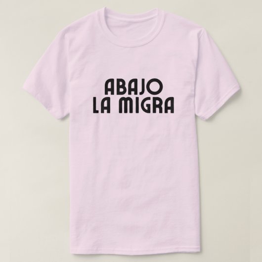 T-shirt Spanish Language Down With ICE (Design devant)