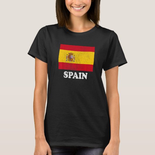T-shirt Spanish Spain Flag Pride Spanish Flag (Devant)