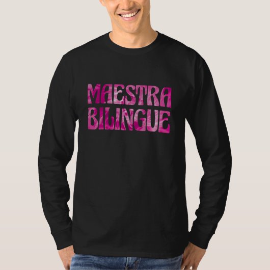 T-shirt Spanish Teacher Tie Dye Maestras Maestra Bilingue (Devant)