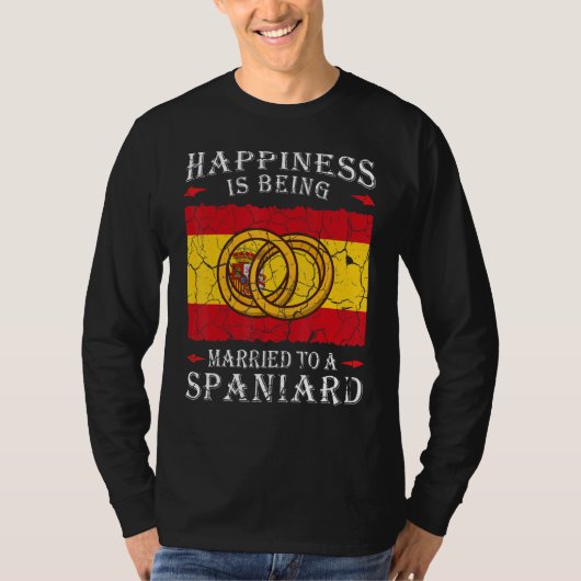 T-shirt Spanish Wedding Kingdom of Spain Roots Spaniard Fl (Devant)