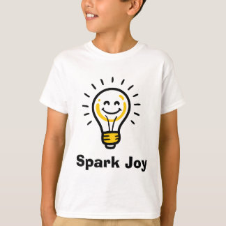 T-shirt Spark Joy Light Bulb Graphic Positive Vibes
