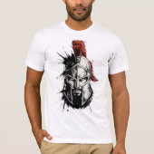 T-shirt Spartan Fury: Own the Art of War (Devant)
