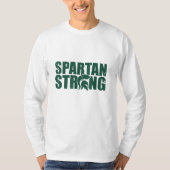 T-shirt Spartan Strong, exercice entraînement gym (Devant)