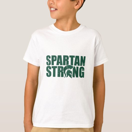 T-shirt Spartan Strong, exercice entraînement gym (Devant)