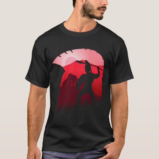 T-shirt Spartan Sunset (Devant)