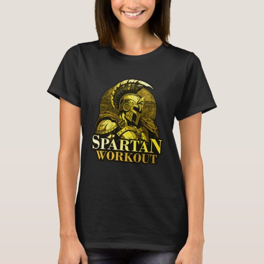T-shirt Spartan Workout Greek Gladiator Gym Sparta Mytholo (Devant)