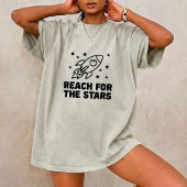 T-shirt spatial « Atteindre les étoiles » pour la