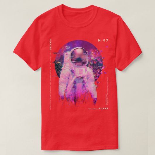 T-shirt spatial de l'astronaute (Design devant)