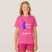 T-shirt spatial Rocket girl (Devant entier)