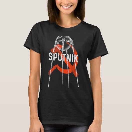 T-shirt Spatiale Spacraft Spacraft Spacraft Union soviétiq (Devant)