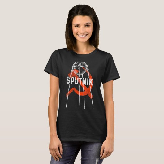 T-shirt Spatiale Spacraft Spacraft Spacraft Union soviétiq (Devant entier)