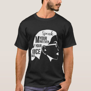 T-shirt Speak Your Mind Even If Your Voice Shakes RBG