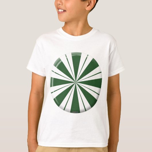 T-shirt Spearmint Stripe (Devant)