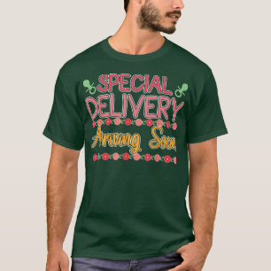 T-shirt Special Delivery Arriving Soon Pregnant Mommy Preg