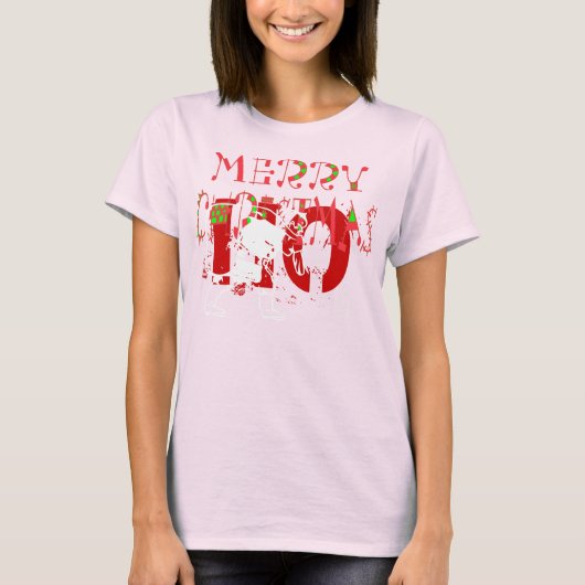 T-shirt spécial Noël Joyeux Père Noël (Devant)