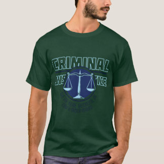 T-shirt Spécialisation universitaire Justice pénale garçon