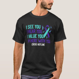 T-shirt Spécialiste de la ligne d'assistance de crise 0 98