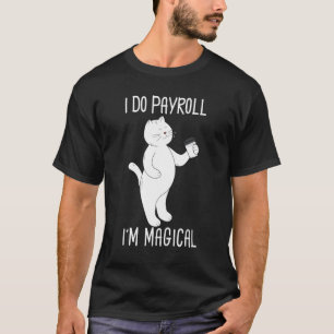 T-shirt Spécialiste de la paie Chat Mignon Finance Employé