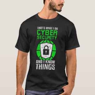 T-shirt Spécialiste de la sécurité du réseau de pirates in