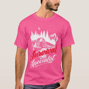 T-shirt Spécialiste de la survie Tente de plein air 1