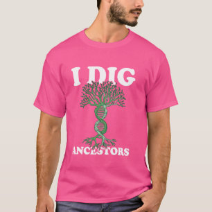 T-shirt Spécialiste de l'arbre généalogique Expert en rech