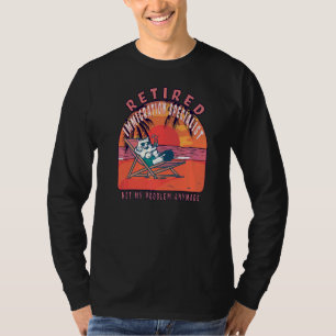 T-shirt Spécialiste de l'immigration à la retraite Vintage