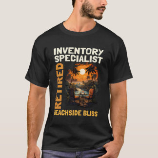 T-shirt Spécialiste de l'inventaire à la retraite - Drôle 