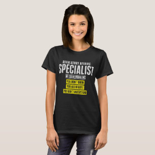 T-shirt Spécialiste de réglementation en affaires de