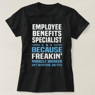 T-shirt Spécialiste des avantages sociaux des employés