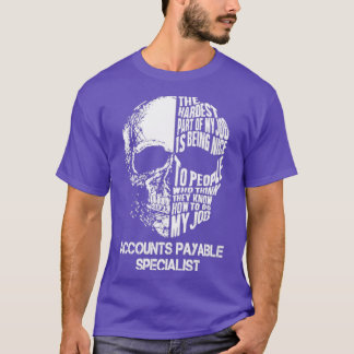 T-shirt Spécialiste des comptes fournisseurs