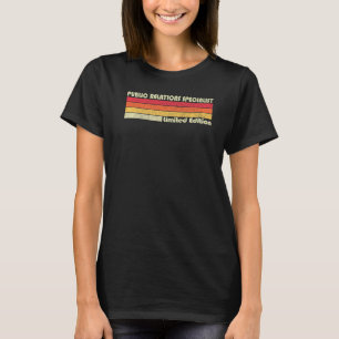 T-shirt Spécialiste des relations publiques Titre de l'emp