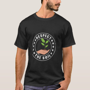 T-shirt Spécialiste des sols Agriculteur Science du sol  1