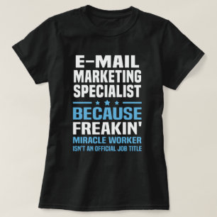 T-shirt Spécialiste du marketing par courrier électronique
