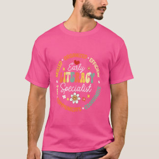 T-shirt Spécialiste en alphabétisation précoce Lecture Dys
